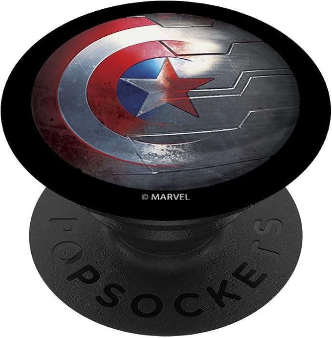 Marvel Captain America Transforming Shield PopSockets Adhesive PopGrip