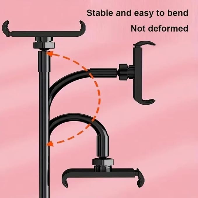 Long Arm Tablet Stand Holder for iPad Pro 11 10.2 10.5 Mini 6 Air for Xiaomi Mipad 4 5 (Black)