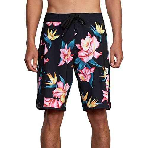 RVCA Men's Standard 4-Way Stretch Fixed Waist 20 Inch Boardshort
