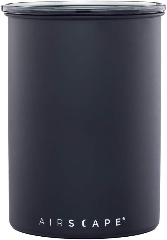 AirScape by Planetary Design | Airless Coffee Storage | 500g | Matte Black