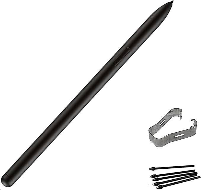 Beige Galaxy Tab S9 Ultra S Pen Replacement for Samsung Galaxy Tab S9 Plus Stylus Pen Replacement WithoutBluetooth + Free 5 Tips for Samsung Galaxy Tab S9 Pen