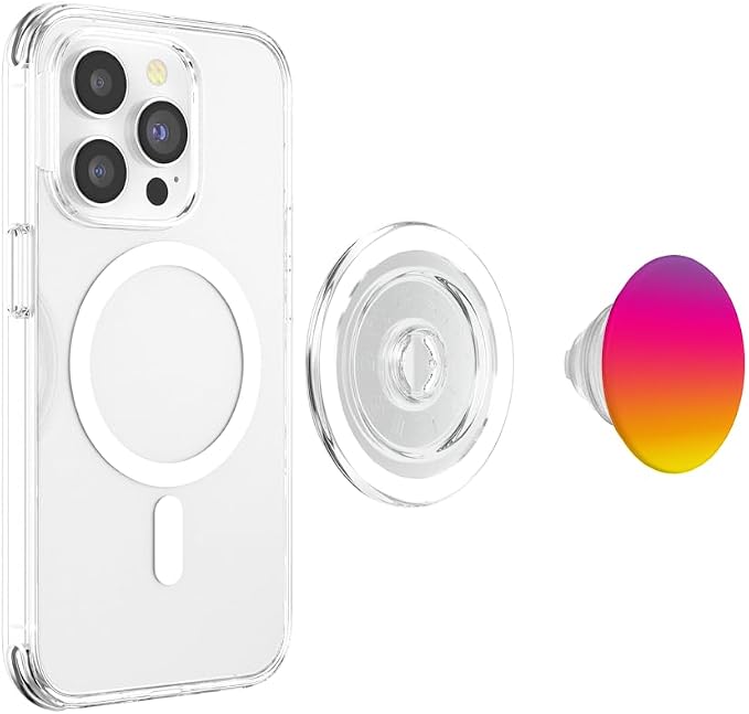 Sunset Ombre Gradient Purple Pink Orange Yellow PopSockets Adhesive PopGrip