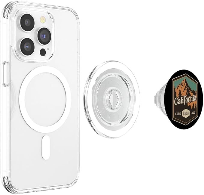 California PopSockets PopWallet for MagSafe
