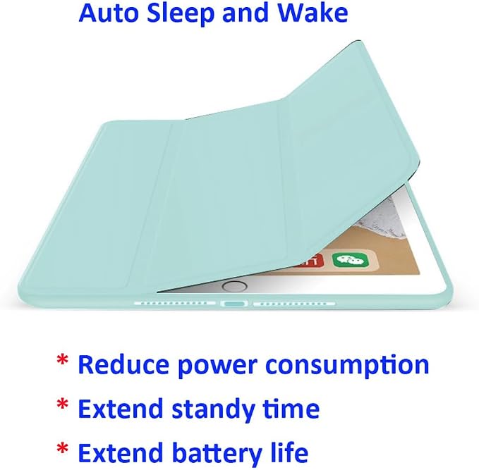 iPad Pro 11 Case 4th/3rd/2nd Gen Black | 2022/2021/2020 Lightweight Smart Folio Trifold Stand Auto Sleep/Wake Soft Silicone Back without Pencil Holder