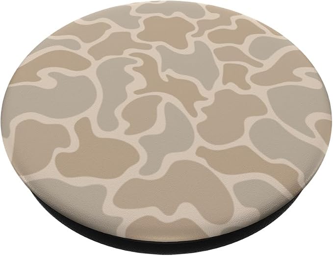 Duck Camo Hunting Camouflage Vintage Aesthetic Cute Beige PopSockets PopWallet for MagSafe