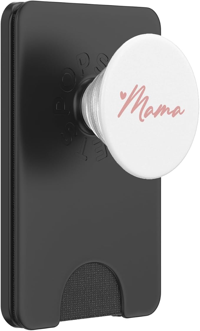 Rose White Heart Mama PopSockets Adhesive PopGrip