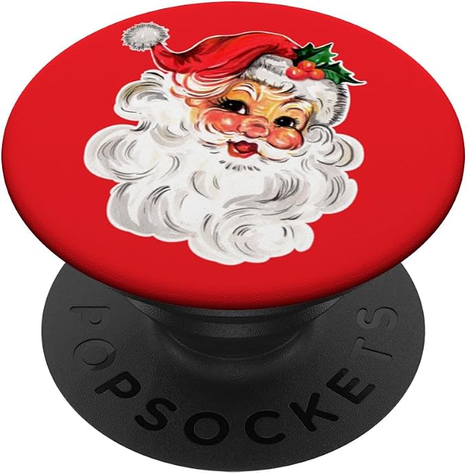 Santa Claus Red Christmas PopSockets Adhesive PopGrip