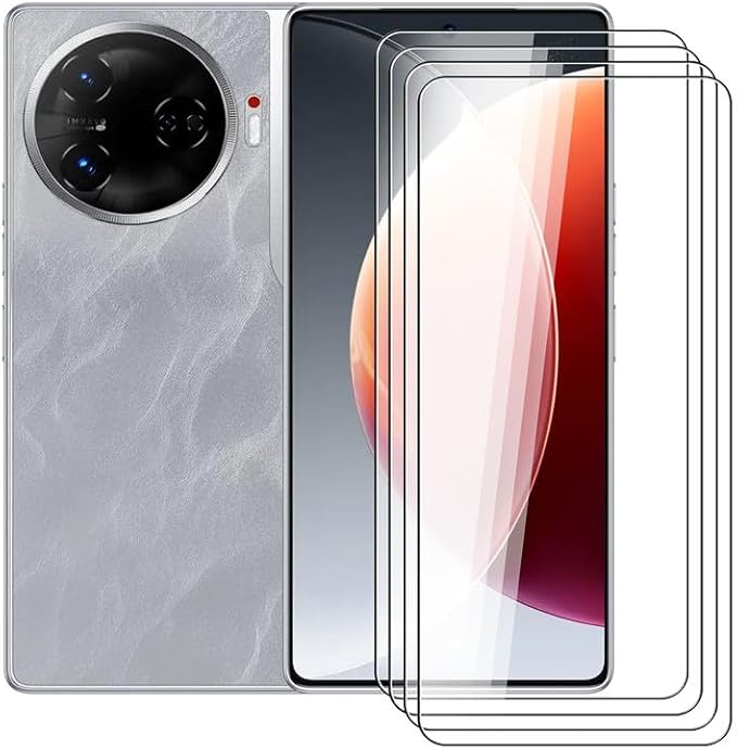 Screen Protector for Tecno Camon 30 Pro 5G (6.78)(4 Pack) 9H Hardness Tempered Glass HD Anti-Scratch Anti-Fingerprint Film Protective for Tecno Camon 30 Pro 5G
