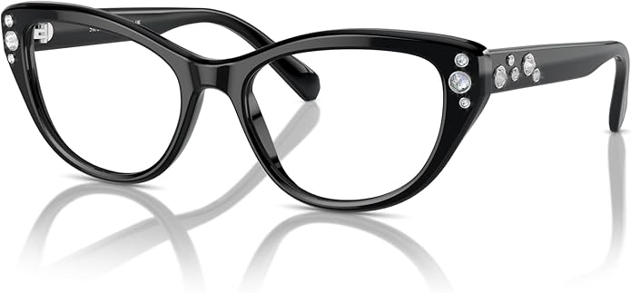 Swarovski womens Sk2023 Cat Eye Prescription Eyewear Frames