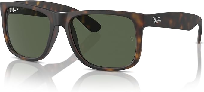 Ray-Ban unisex-adult Rb4165f Justin Low Bridge Fit Rectangular Sunglasses