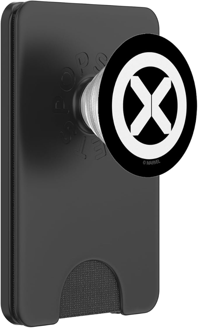 Marvel X-Men House of X Power of X Logo in White PopSockets Adhesive PopGrip