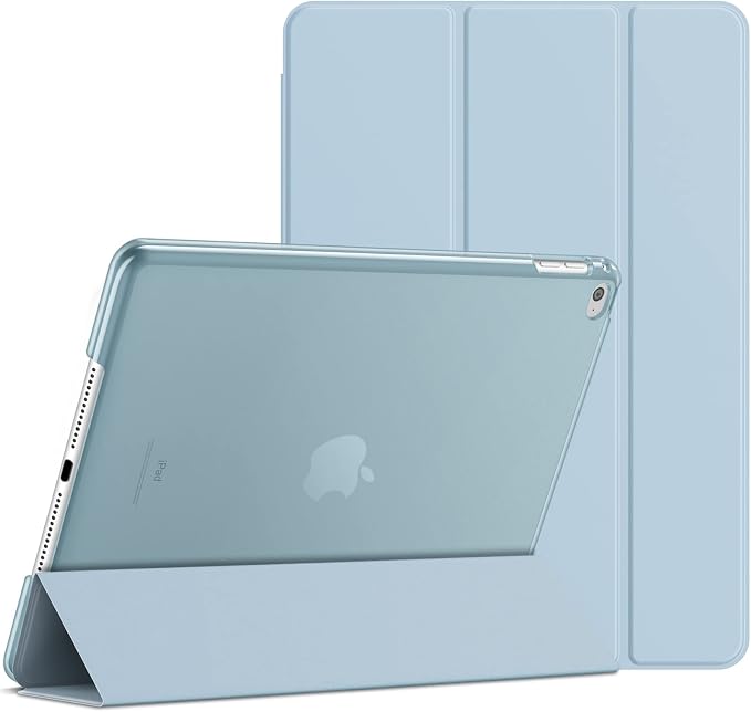 JETech Case for iPad Air 2 (2nd Generation) Smart Cover Auto Wake/Sleep (Blue)