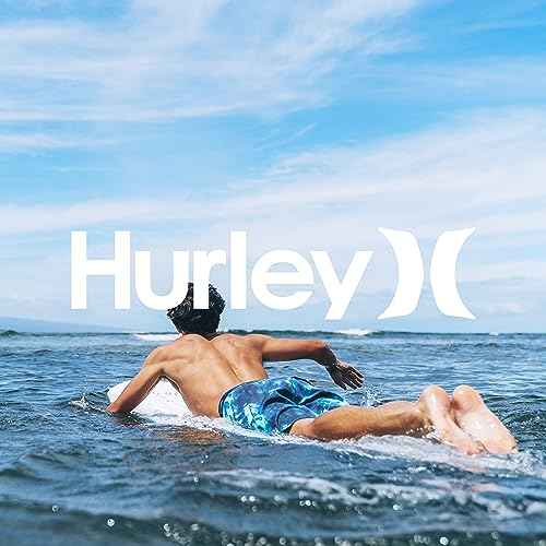 Hurley Men's Big & Tall Phantom One and Only Solid Board Shorts, Unity Blue, 46IN