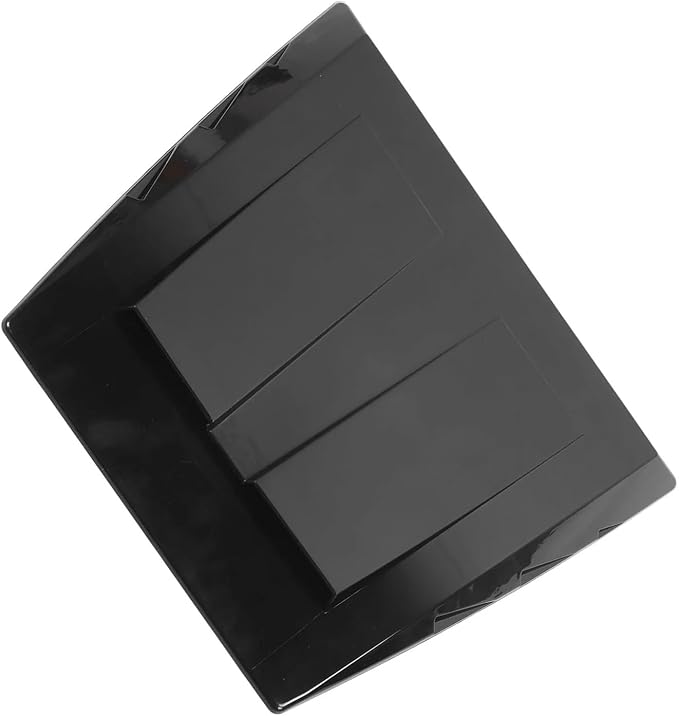 Gloss Black Hood Vent Cover Air Intake Decorative Trim Compatible