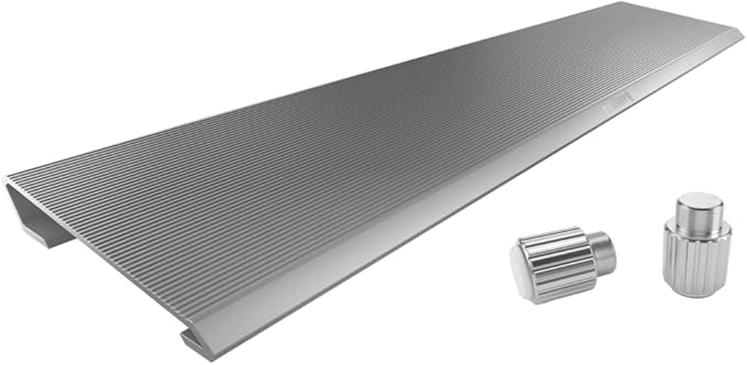 CHERRY AC 3.3, Aluminium Ergonomic Palm Rest and Detachable Feet, Original Accessories for CHERRY MX Board 3.0 S Gaming Keyboard, Quickly Attached, White