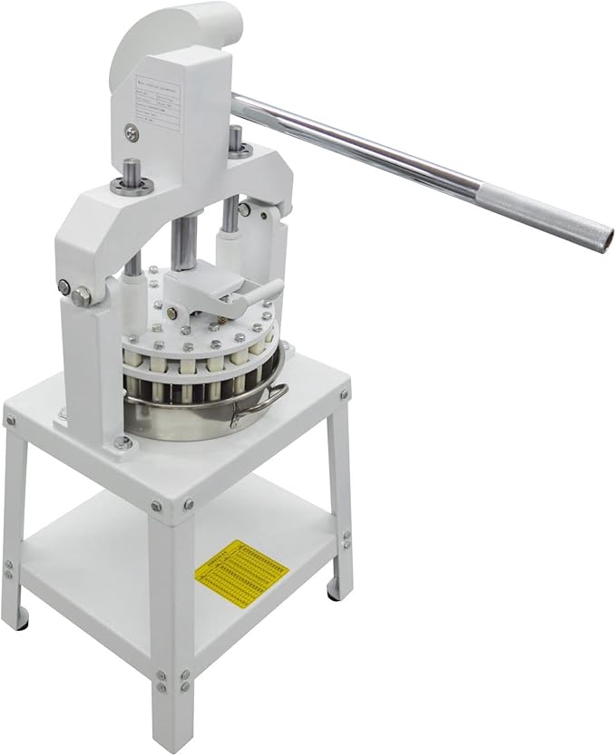 BANFLUXION 24PCS Vertical Type Manual Dough Dividing Machine 2 Trays Manual Dough Divider Bakery Dough Cutter Machine 1.59oz-8.46oz(45g-240g)/pcs
