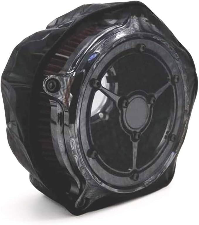 Motorcycle Air Cleaner Filter Waterproof Brreather Rain Sock Black Protective