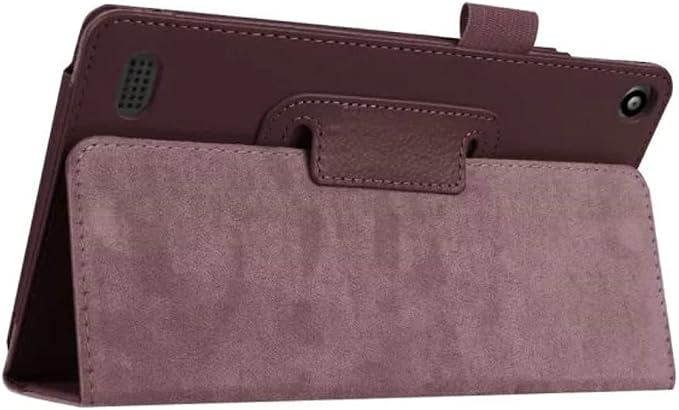 Tablet Cover for Amazon Kindle Fire 7 5th Generation(Model:SV98LN2015 Release)Ultra Slim Folio Stand Lightweight Leather Case for Kindle Fire HD7 5th Gen 7 (Li-Brown)