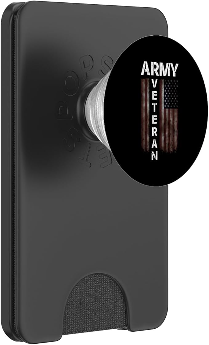 Cool American (USA) Flag - Proud Us Army Veteran Gift Idea PopSockets Adhesive PopGrip