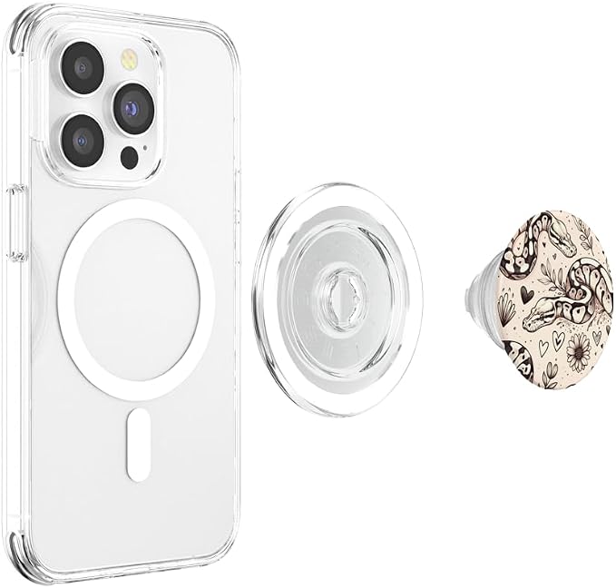 Snake Pattern Ball Python PopSockets PopGrip for MagSafe