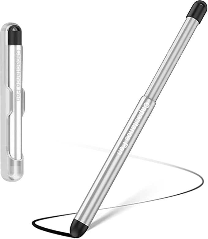 Stylus Pens with Pen Slot for Touch Screens High Precision Capacitive Universal Stylus for iPad iPhone Tablets Samsung Galaxy All Touch Screen Devices (Black)