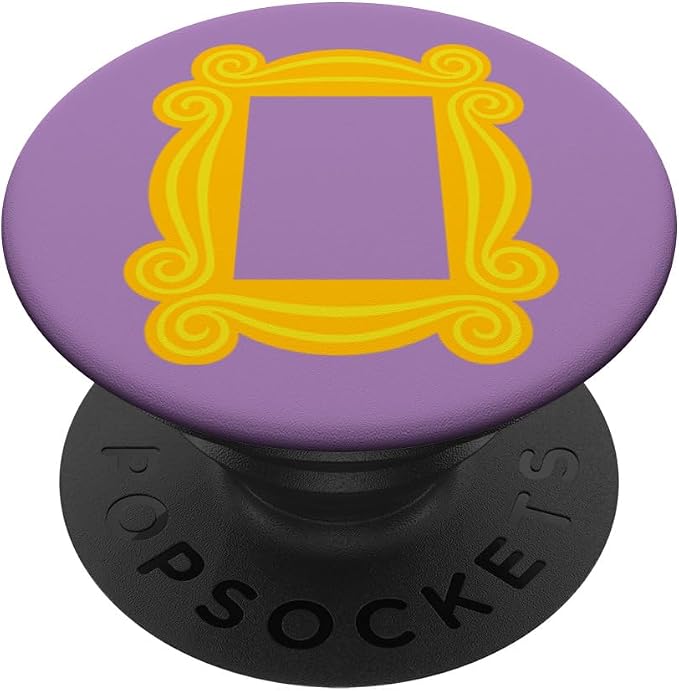 Yellow Peephole Frame Cute Funny Friends Gift PopSockets Adhesive PopGrip