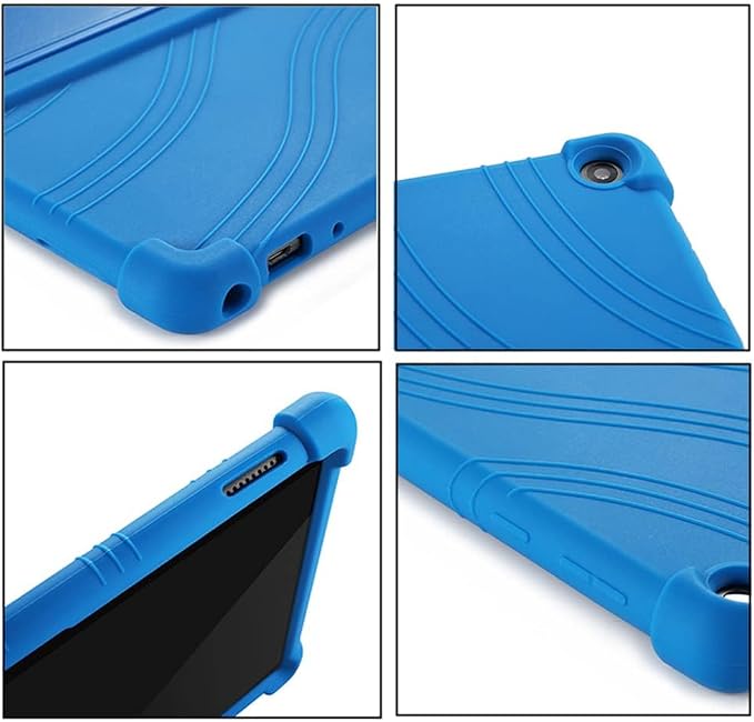 Case for Lenovo 10e - Gel Rubber Soft Skin Stand Universal Silicone Shockproof Protective Cover for Lenovo 10e Chromebook 10.1 inch Tablet Black