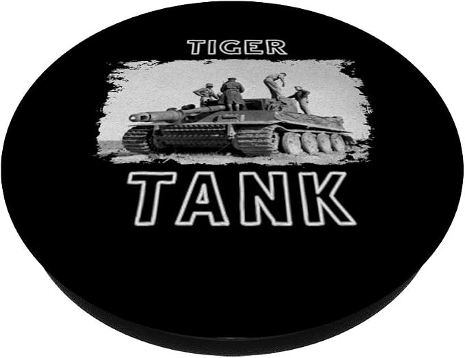 Tiger Tank - Cool Historical World War 2 (WW2) German Panzer PopSockets Grip and Stand for Phones and Tablets