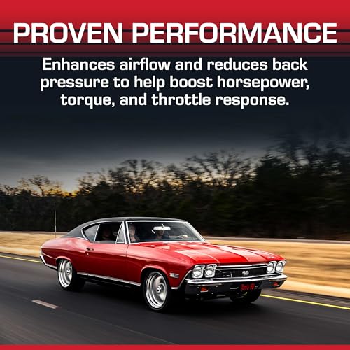 Flowmaster 40 Series Original Chambered Muffler ? 2.50¡± Offset In / 2.50¡± Center Out ? Aggressive Sound ? 16-Gauge Aluminized Steel ? For Muscle Cars, Street Rods, Trucks, SUVs & Strip Builds (42541)