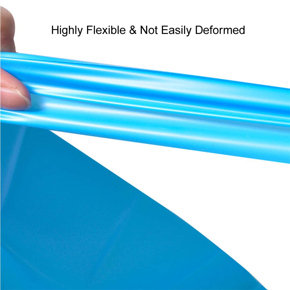 GOAITOU Resistance Bands, Elastic Exercise Bands for Home Workout, Physical Therapy, Recovery, Yoga, Pilates, Strength Training, Lightweight Fitness Band for Seniors, Adults, Pregnant Women