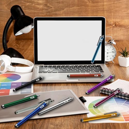 TCD 100 Pack Stylus Pen for iPad High Precision Universal Capacitive Bulk Digital Stylus Pen – Compatible w/iPhone Tablet Touchscreen Laptop – Rubber Tip Black Styluses for All Touch Screen Devices