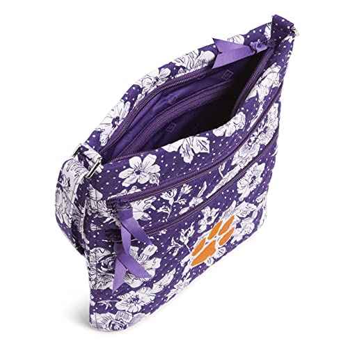 Cotton Collegiate Triple Zip Hipster Crossbody Purse (Multiple Teams Available)