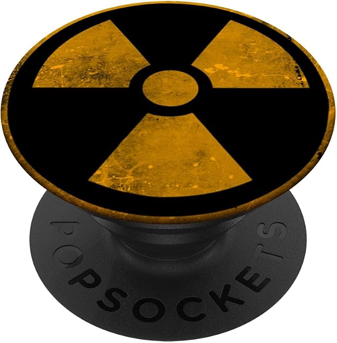Radiation Pop Mount Socket Danger Vintage Grip X-Rays Hazard PopSockets PopGrip: Swappable Grip for Phones &amp Tablets PopSockets Standard PopGrip
