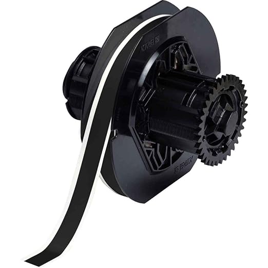 Brady B30C-500-595-BK 100' Length x 0.500" Width, B-595 Vinyl, Black BBP31 Indoor/Outdoor Tape