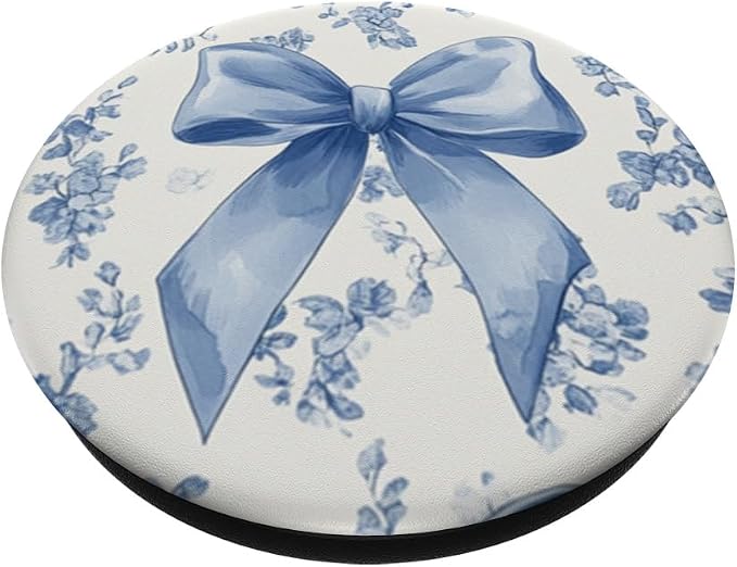 &amp Flower Toile Girly PopSockets PopGrip for MagSafe