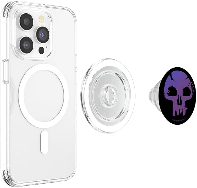 Magic: The Gathering Iconic Black Mana Symbol PopSockets MagSafe PopGrip for iPhone
