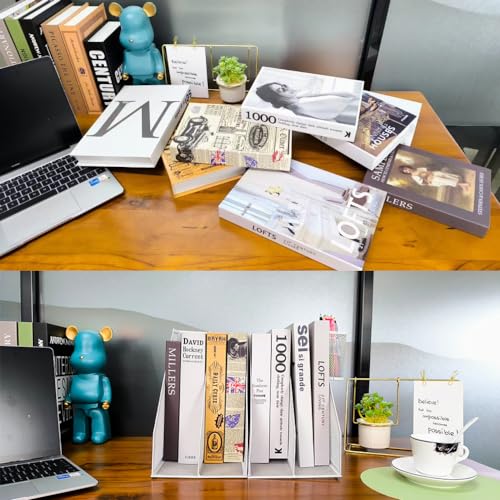 2 Set Desk Organizers, Metal Desk Magazine File Holder and 1 Pen Holder, 2 Compartments Mesh File Holder, Mesh Desktop Organizer and Storage (white) - color: 2 File Holder With Compartments white
