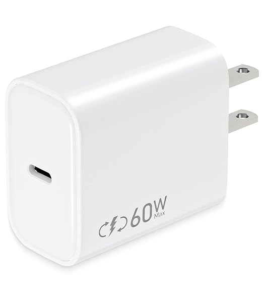 USB C Charger Block Fast Charging iPhone 17 Pro Charger40-60W Dynamic AdapterMax 60 Watt Fast Apple USBC Plug Compatible with iPhone 17 16 15 14 13 12 11 SeriesiPad Mini Pro AirMacBook AirAirPods