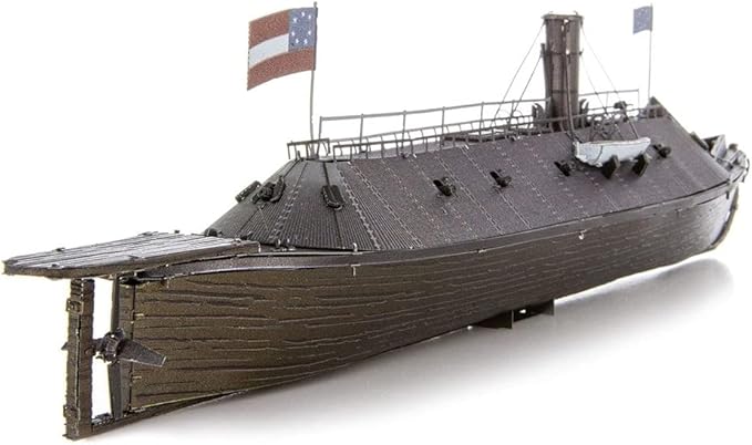 Metal Earth Fascinations Premium Series Monitor & Merrimack 3D Metal Model Kit