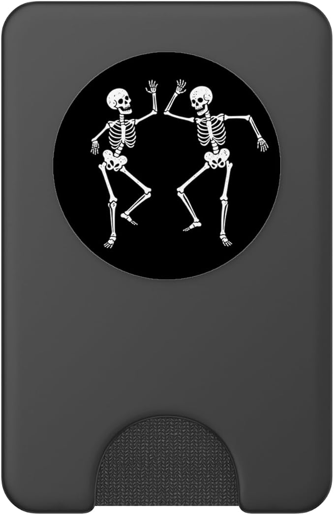 PopSockets Phone Grip – Funny PopSocket - Dancing Skeleton PopSockets PopWallet for MagSafe