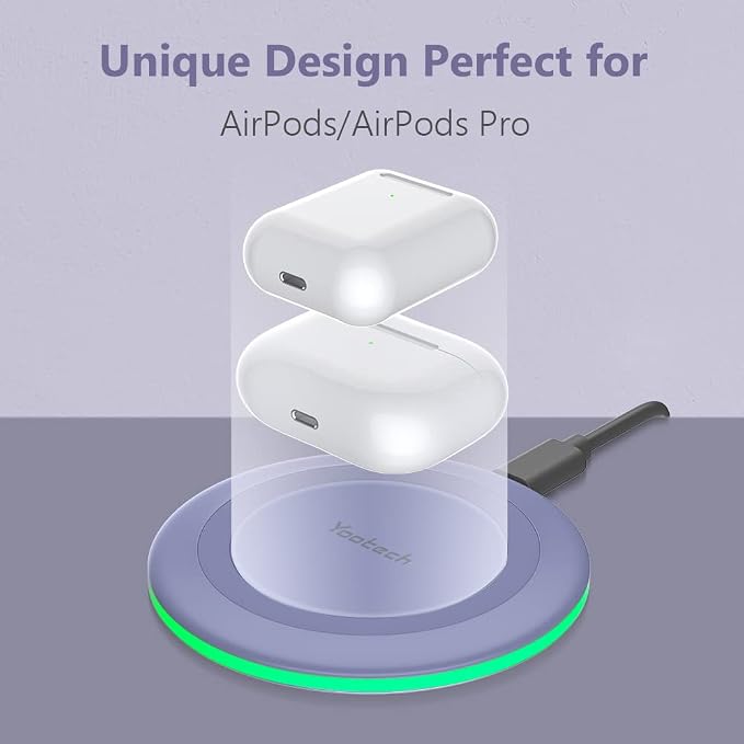 [2 Pack] Wireless Charging Pad Stand Bundle