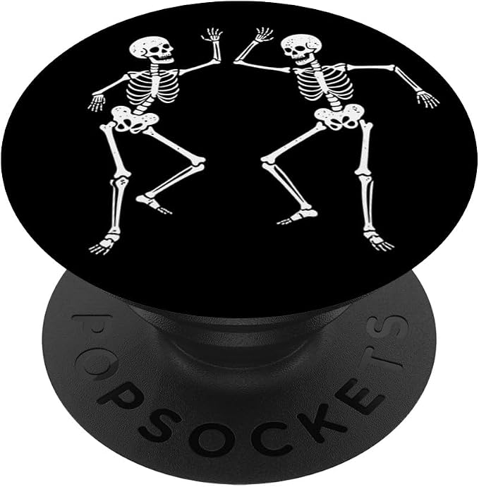 PopSockets Phone Grip – Funny PopSocket - Dancing Skeleton PopSockets PopWallet for MagSafe