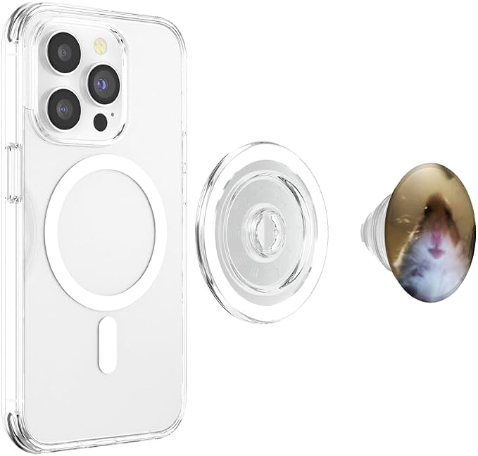 Staring Hamster PopSockets PopGrip: Swappable Grip for Phones &amp Tablets PopSockets Adhesive PopGrip