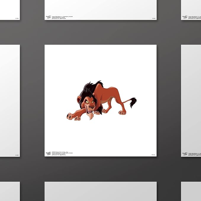Trends International Gallery Pops Disney The Lion King - Scar Wall Art Wall Poster, 12.00" x 12.00", Unframed Version