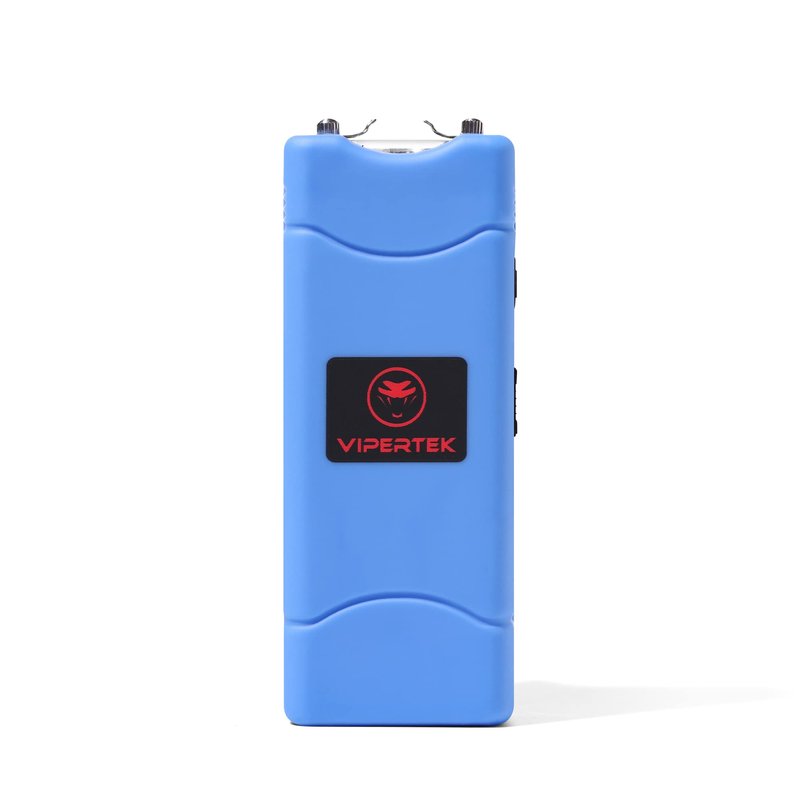 VIPERTEK VTS-881-35 Billion Micro Stun Gun - Rechargeable with LED Flashlight, Blue