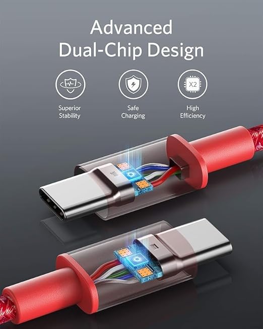 Anker USB C to USB C Cable 100W Fast Charging Cable (2-Pack 10 ft Black) | For iPhone 17 Series MacBook Pro 2020 Pixel and More (Not for Video Output)