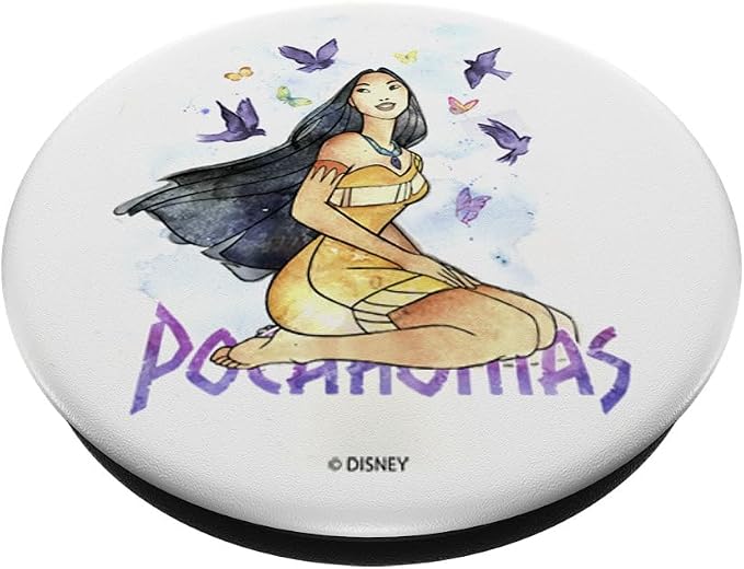 Disney Pocahontas &amp Birds Watercolor Art PopSockets Adhesive PopGrip