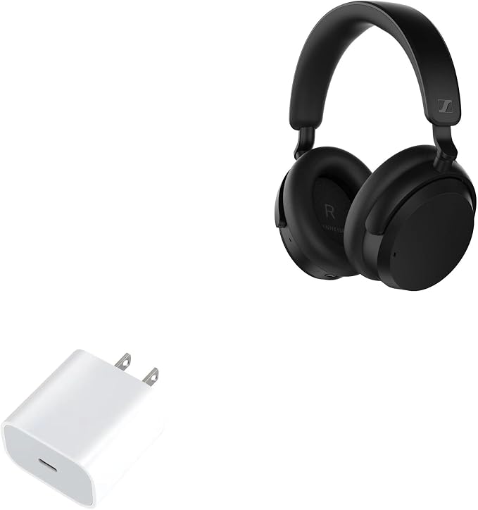 BoxWave Charger Compatible with Sennheiser Accentum - PD GAN miniCube (30W) 30W Tiny PD GAN Type-C Wall Charger - Winter White