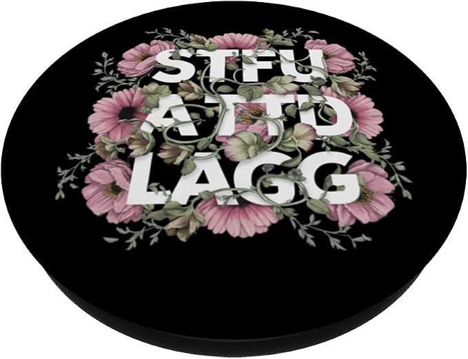 Dark Romance Romantasy Book Lover Shadow Daddy STFUATTDLAGG PopSockets PopGrip for MagSafe