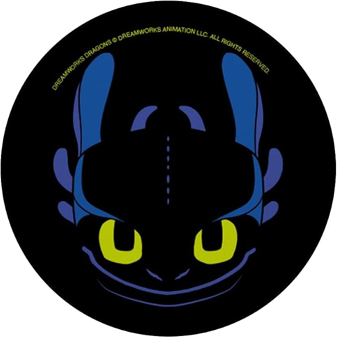 DreamWorks Dragons Toothless Night Fury Big Face Costume PopSockets PopGrip for MagSafe